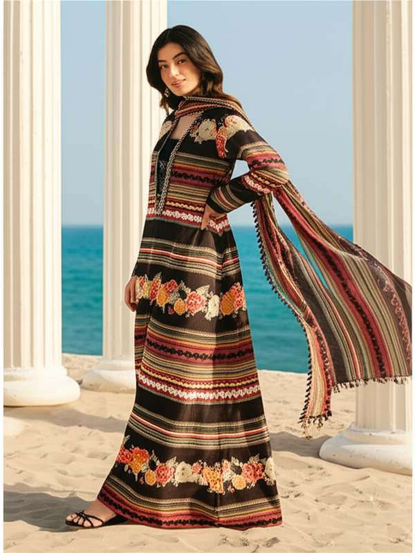 Premium Fabric 2-Piece Unstitched Suit for Women