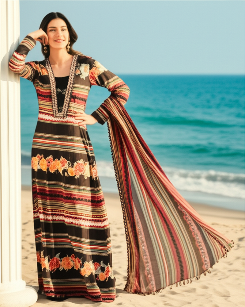 Premium Fabric 2-Piece Unstitched Suit for Women