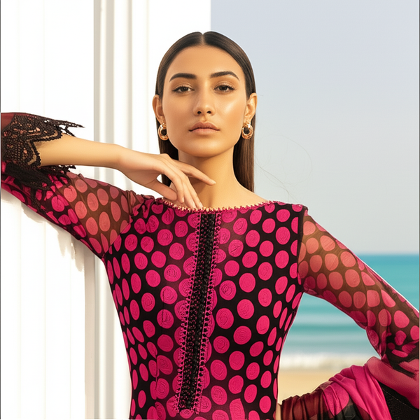 Premium Silk Fabric 2-Piece Unstitched Suit for Women