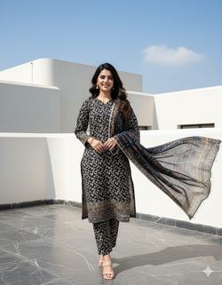 3 Piece Premium Khaddar Suit