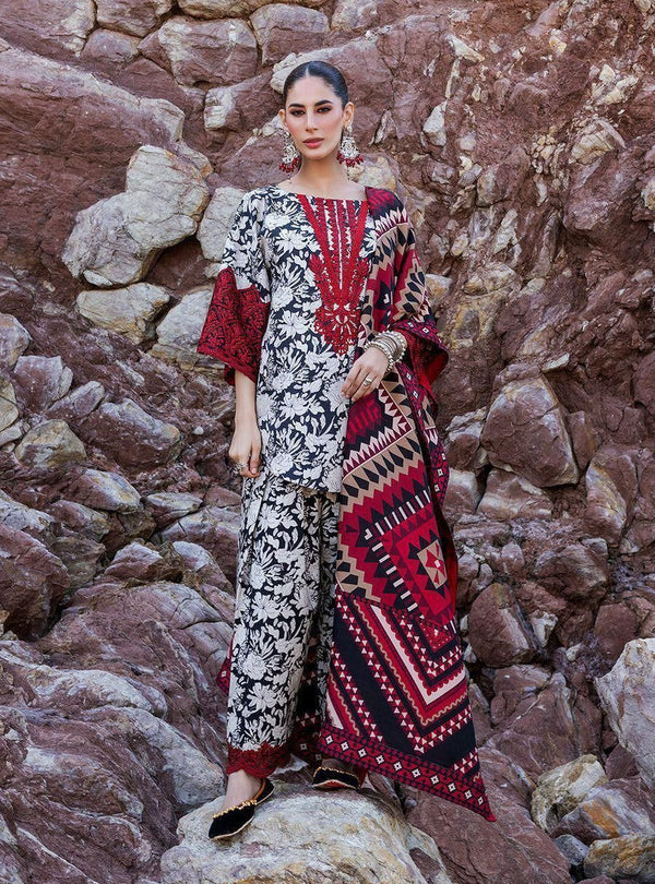 3 Piece Premium Khaddar Suit