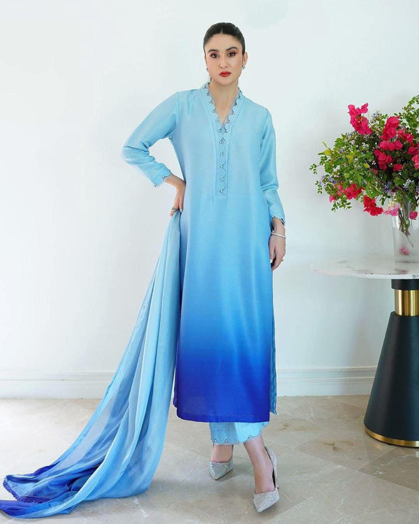Luxurious Shamooz Silk 3-Piece Suit
