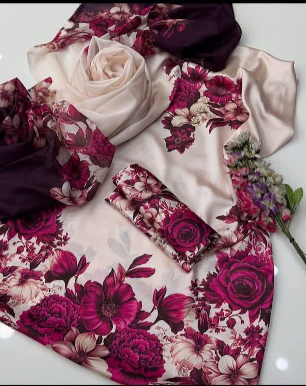 Luxurious Shamooz Silk 3-Piece Suit