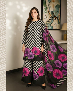 Luxurious Shamooz Silk 3-Piece Suit