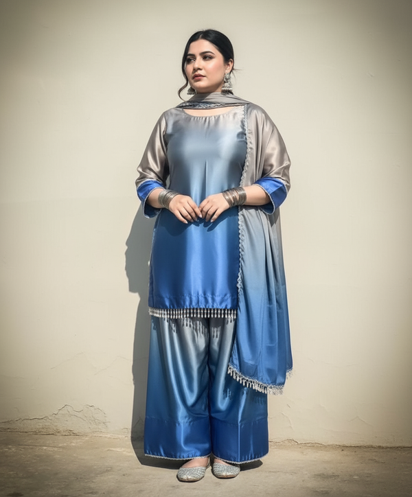 Luxurious Shamooz Silk 3-Piece Suit