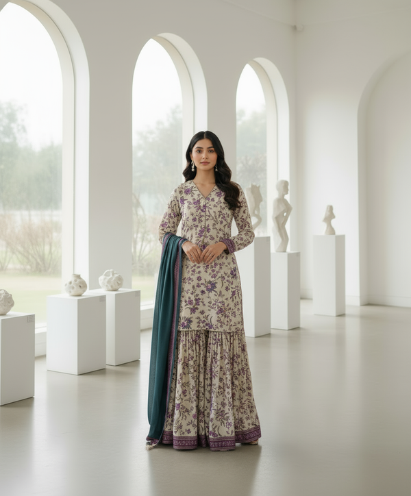 3 Piece Premium Khaddar Suit